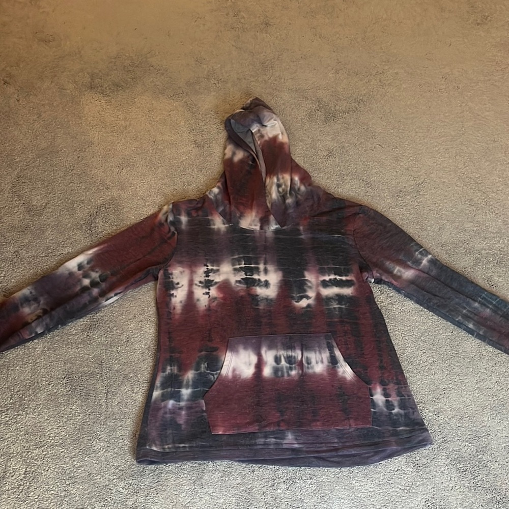 EUC Marika tie dye knit hoodie